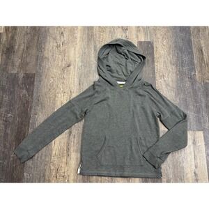 Prince‎ & Fox Womens Small Gray Long Sleeve Pullover Hoodie Kangaroo Pocket